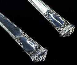 Cuillère à soupe en argent vintage Tiffany Co San Lorenzo Flatware Estate paire