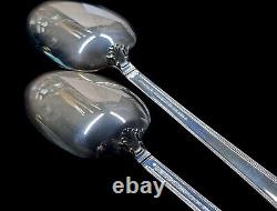 Cuillère à soupe en argent vintage Tiffany Co San Lorenzo Flatware Estate paire