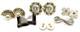 Ensemble De 6 Paires De Boucles D'oreilles Vintage En Argent Sterling Avec Vis Et Clips En Forme De Soleil Et De Cygne