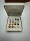 Ensemble De Boucles D'oreilles Clou Vintage 8 Paires Perles Authentiques En Argent Sterling 925 De 7-8mm C3