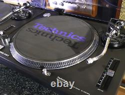Exc++ Technics Sl1200mk3 2 Paire Turntable Dj Black Direct Player Vintage Rare