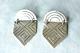 Grande Paire De Boucles D'oreilles Modernistes à Charnières En Argent Sterling James Avery Vintage Retiré.