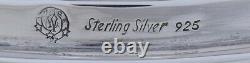 Handsome Vintage Paire American Sterling Silver Chandles 9 Non Pondéré