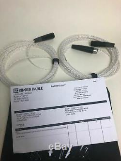 Kimber Kable Agdl Silver Câble Numérique, Xlr, 20 Pieds Paire Authentic Vintage