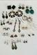 Lot De 20 Paires De Boucles D'oreilles Pendantes En Argent Sterling Vintage à Revendre