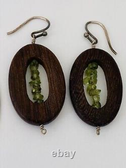 Lot de 21 paires de boucles d'oreilles vintage en argent sterling 925 à pendantes et clous.