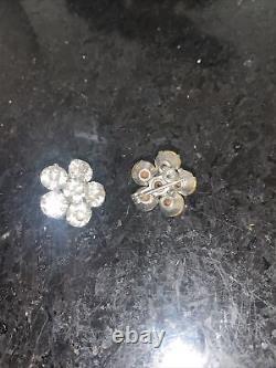 Lot de 40 pièces de bijoux en strass vintage broches boucles d'oreilles colliers bracelets