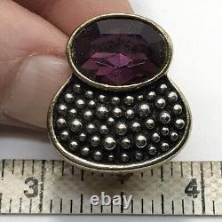Lot de 6 paires de boucles d'oreilles clip-on vintage en argent et or avec différents designs