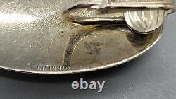 Lot de 6 paires de boucles d'oreilles vintage en argent sterling style sud-ouest / amérindien à clip.