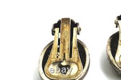 Lot de 7 paires de boucles d'oreilles clips en argent sterling vintage Marcasite, Delft et plus