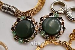 Lot de bijoux vintage Christian Dior Swarovski Joan Rivers Trifari Monet AK J111