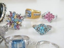Lot de bijoux vintage en argent sterling 925 vintage