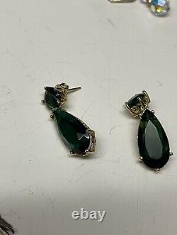 Lot de boucles d'oreilles vintage en argent sterling 925 - 41 paires - 108 grammes de bijoux