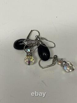 Lot de boucles d'oreilles vintage en argent sterling 925 - 41 paires - 108 grammes de bijoux