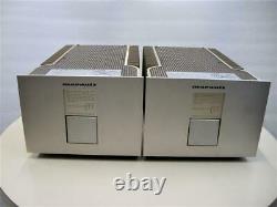 Marantz Ma-7 Monoblock Power Amplificateur Stereo Pair Used Japan 100v Vintage Rare