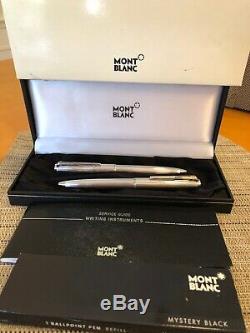 Montblanc Vintage Paire De 2 En Argent Sterling Stylos À Bille