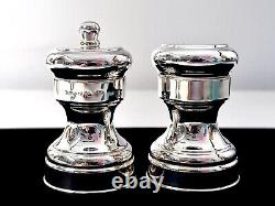 Moulin à sel et à poivre Vintage Tiffany Co. Bisetti Italie en argent sterling