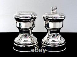 Moulin à sel et à poivre Vintage Tiffany Co. Bisetti Italie en argent sterling