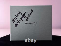 Moulin à sel et à poivre Vintage Tiffany Co. Bisetti Italie en argent sterling