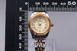 NOS Vintage Vannes Balcon ? Montre Quartz MOP Or Argent Bicolore avec Boîte