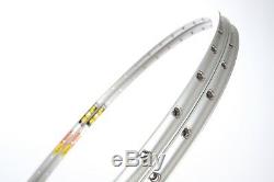 Nos Paire De Jantes Clinic Mavic Open Pro Argent 28 700c 36h Vintage Des Années 90