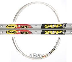 Nos Paires Jantes Clinic Open Mavic Argent 2800c 32h Vintage 90