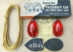 Nos Signal Stat Directionnel Clignotants Feux Paire Vintage Original Accessoires