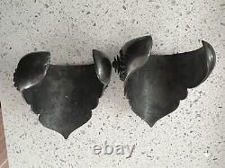 PAIRE DE BRACELETS ANTIQUES EN ARGENT STERLING SIAM THAÏ INTRICATES DE DANSEUR