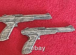 PAIRE DE JEUX VIDÉO Nintendo Vintage Zap Attack Zapper 5 oz Argent #21 & 26/100