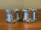 Paire De Rondelais En Argent Sterling Gorham Vtg Sans Monogram 116,46 Grammes Au Total