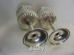 Paire (2) Vintage Reed Barton 1949 Sterling Silver 6-1 / 4 Vin Gobelets Excellent