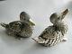 Paire Belle Vintage Insolite De Sterling 925 Canards Phv & Co