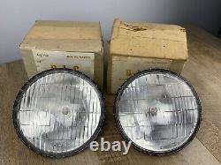 Paire D’ampoules De Phare Vintage Nos B-l-c Scellées Unité 6 Volts 929911