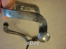 Paire De Revers Vintage Western Cowboy En Argent Marqué Mcchesney Spurs 1890-1928