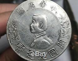 Paire De Shakers Vintage En Argent Dollar De Chine