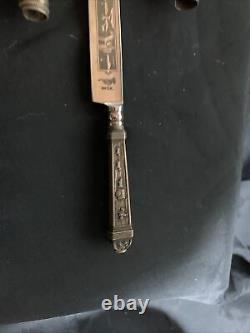 Paire De Vintage Pampas Argentina Brésil Gaucho Inox Boot Couteau Avec Scabbrard