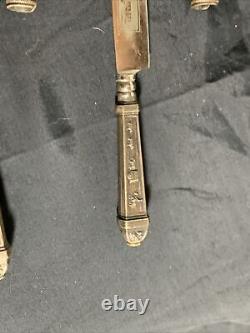 Paire De Vintage Pampas Argentina Brésil Gaucho Inox Boot Couteau Avec Scabbrard