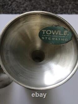 Paire De Vintage Towle 904 Argent Sterling Coupe De Gobelet D'eau De Vin Pour Levi's