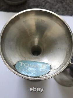 Paire De Vintage Towle 904 Argent Sterling Coupe De Gobelet D'eau De Vin Pour Levi's
