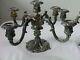 Paire De Vtg Reed & Barton 5 Arm Silverplated Candelabra #741 Candle Holders 9.5