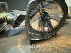 Paire Gauche & Droite ANNÉES 1950-60 VINTAGE NU-VUE PROJECTEUR/MIROIR RATROD Non testé