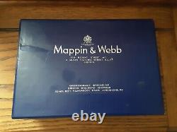 Paire Off Vintage Mappin & Webb Sterling Silver Bougies Dans Le Cas Orignal