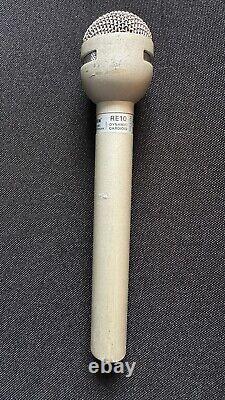 Paire- Vintage 1975 Microphone Dynamique Electro Voice RE10 à Directivité Cardioid TESTÉ