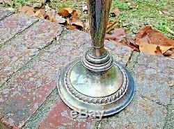 Paire Vintage Alvin-argent Sterling-bougie Bâton Porte-candelabra Weighted