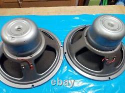 Paire Vintage D’argent/bleu 1088 Celestion Alnico Speakers Vox Ac30