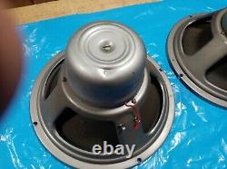Paire Vintage D’argent/bleu 1088 Celestion Alnico Speakers Vox Ac30