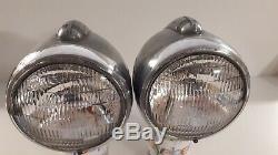 Paire Vintage De Phares Hot Rat Rod Electroline 2200 V8 1932 1933 34 Roadster