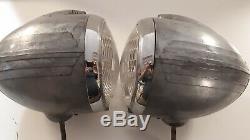 Paire Vintage De Phares Hot Rat Rod Electroline 2200 V8 1932 1933 34 Roadster