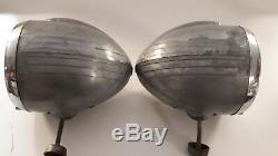 Paire Vintage De Phares Hot Rat Rod Electroline 2200 V8 1932 1933 34 Roadster