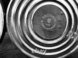 Paire Vintage De Porte-Cierges En Argent Sterling Towle 7 Renforcés Alourdis 035